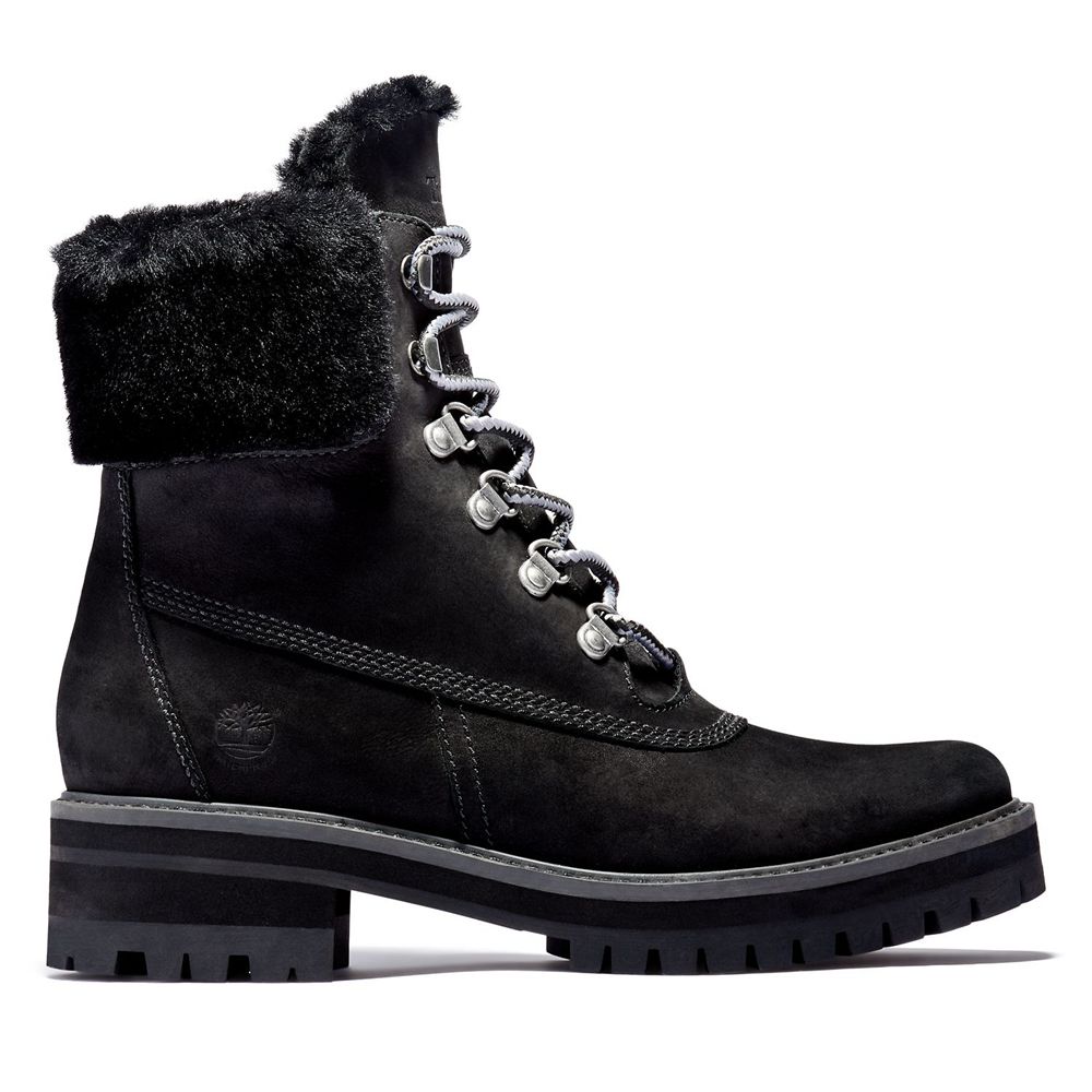 Timberland 6-Inch Μποτακια Γυναικεια Μαυρα - Courmayeur Valley Waterproof - Greece 5137064-IM